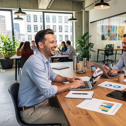 Einfache Darstellung von Bilanz und Gewinn- und Verlustrechnung auf einem Whiteboard.